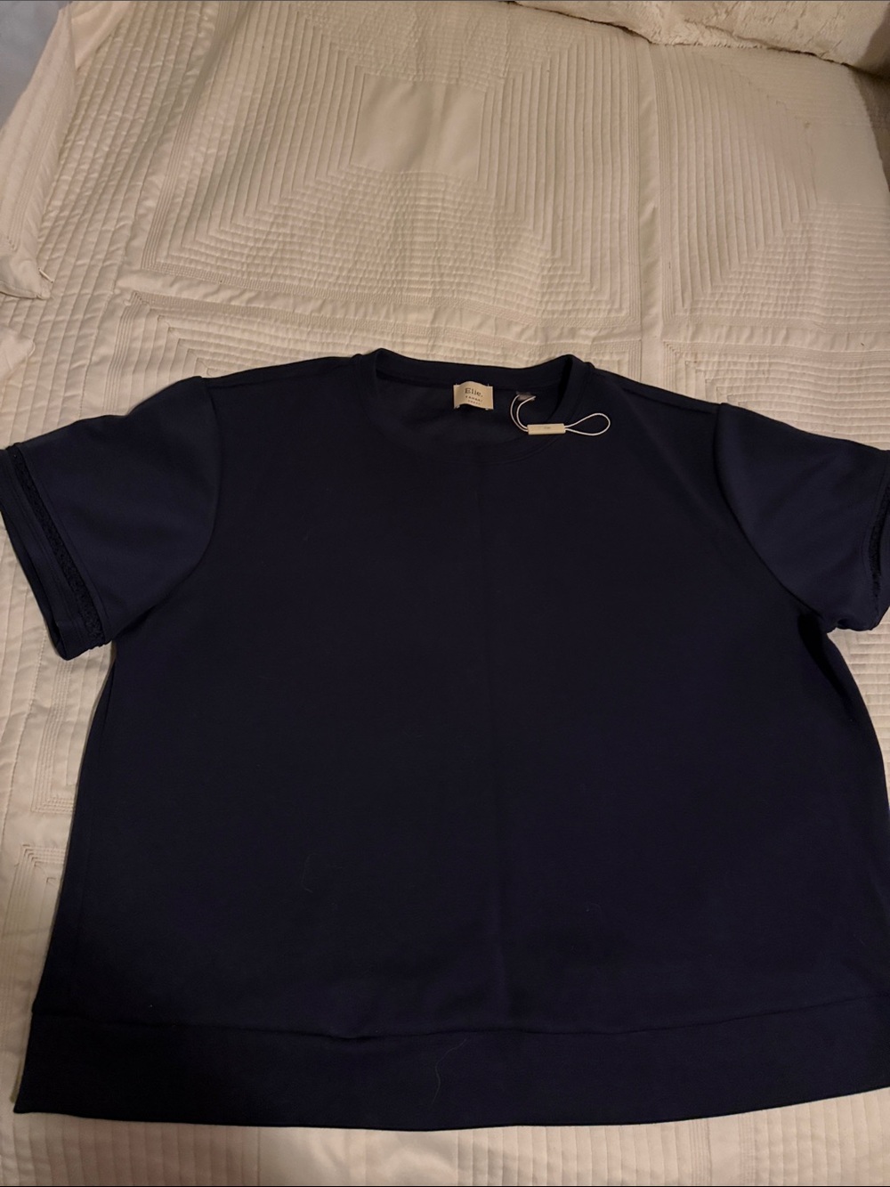 Classic Navy Short Sleeve Crew Top